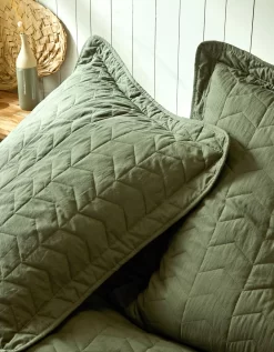 Couvre-lit Uni Matelassé Reliéfé Géométrique -Valeurs des doublures de lit. 322439 C02 zoomx vue3