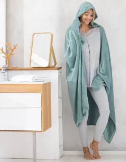 Plaid Polaire à Capuche Spécial Télé