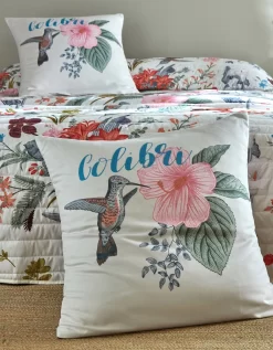 Couvre-lit Matelassé Imprimé Fleuri -Valeurs des doublures de lit. 322703 C01 zoomx vue4