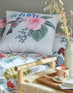 Couvre-lit Matelassé Imprimé Fleuri -Valeurs des doublures de lit. 322703 C01 zoomx vue6