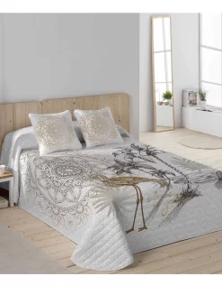 Couvre-lit Matelassé Imprimé Mandala