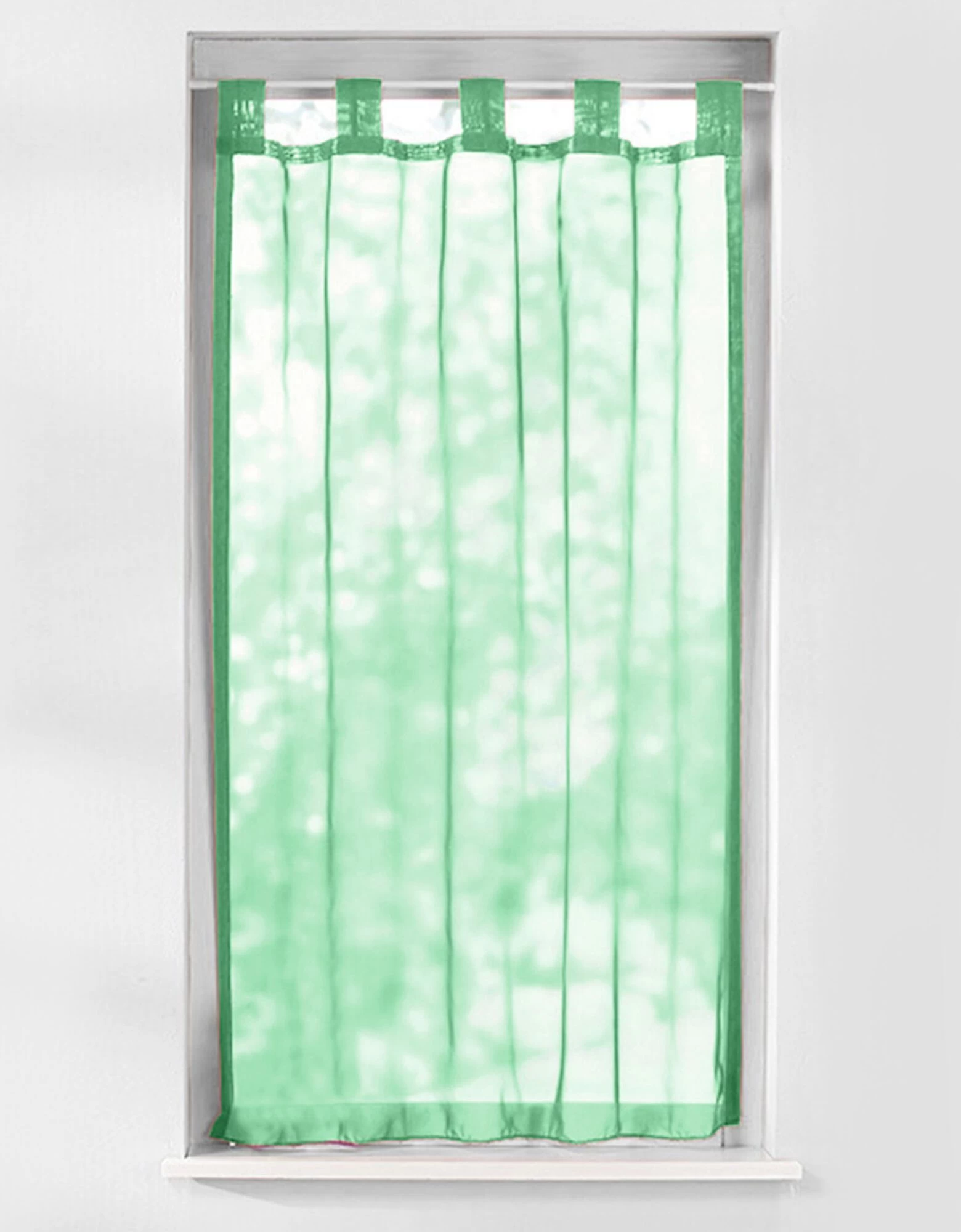 Vitrage Droit Voile Uni Finition Pattes 1 Vitrage Droit Voile Uni Finition Pattes