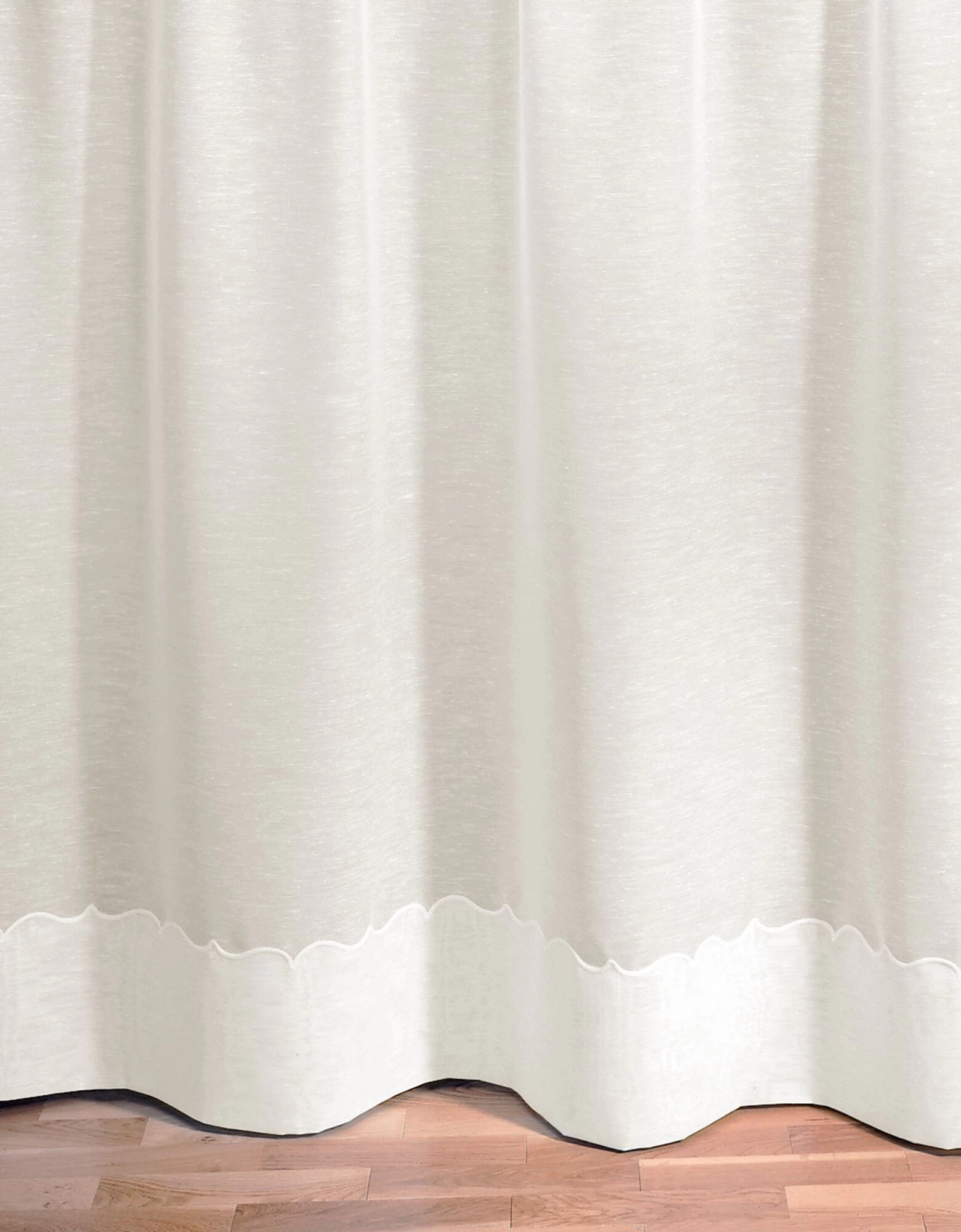 Panneau Lin Polyester Base Cornely Finition Galon Fronceur 1 Panneau Lin Polyester Base Cornely Finition Galon Fronceur