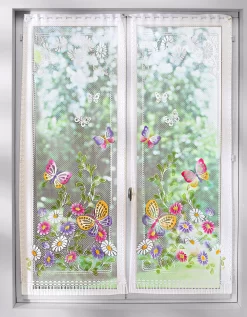 Vitrage Droit Papillons