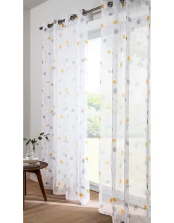 Voilage Clairière Imprimé Feuilles