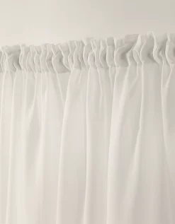 Panneau Voile Uni Finition Galon Fronceur -Valeurs des doublures de lit. 323382 C07 zoomx vue4