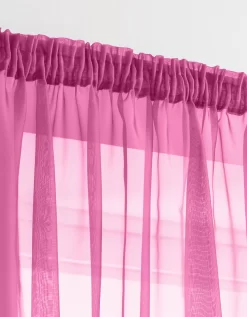 Panneau Voile Uni Finition Galon Fronceur