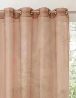 Panneau Voile Uni Finition œillets -Valeurs des doublures de lit. 323585 C10 zoomx vue3