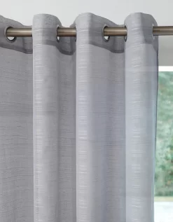 Panneau Voile Fines Rayures -Valeurs des doublures de lit. 323594 C01 zoomx vue3