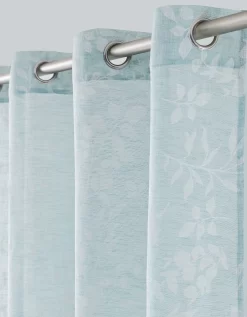 Voilage Imprimé Feuillage étamine Effet Lin 7 Voilage Imprimé Feuillage étamine Effet Lin -Valeurs des doublures de lit. 323597 C02 zoomx vue4