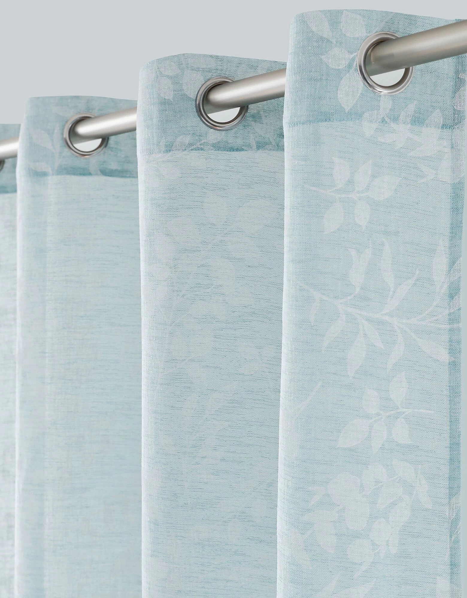 Voilage Imprimé Feuillage étamine Effet Lin 4 Voilage Imprimé Feuillage étamine Effet Lin – Image 4