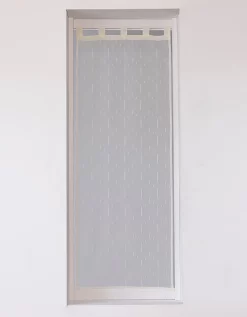 Vitrage Droit Fil Satiné