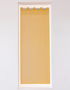 Vitrage Droit Fil Satiné