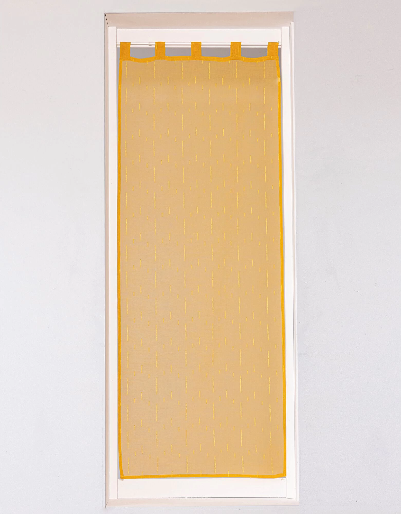 Vitrage Droit Fil Satiné 1 Vitrage Droit Fil Satiné