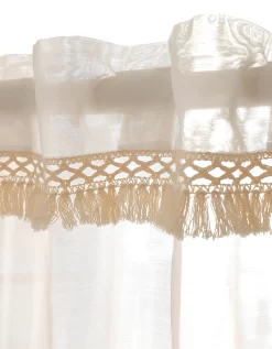 Voilage Frise Macramé