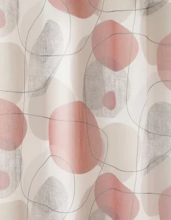 Panneau Voile Finition Oeillets Motif Galets -Valeurs des doublures de lit. 323726 C01 zoomx vue4