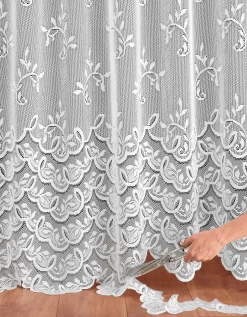 Panneau Dentelle Modulable En Hauteur Finition Galon Fronceur