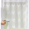 Rideau Modulable Hauteur Dentelle Maille