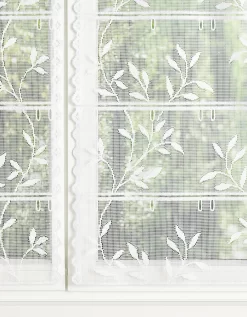 Rideau Modulable Dentelle Fleurs -Valeurs des doublures de lit. 323796 C01 zoomx vue3