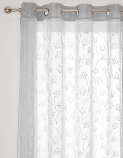 Panneau Voile Finition Oeillets Motif Bucolique