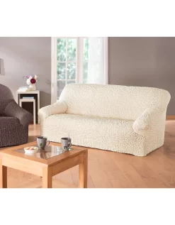 Housse Gaufrée Bi-extensible Canapé Fauteuil Accoudoirs
