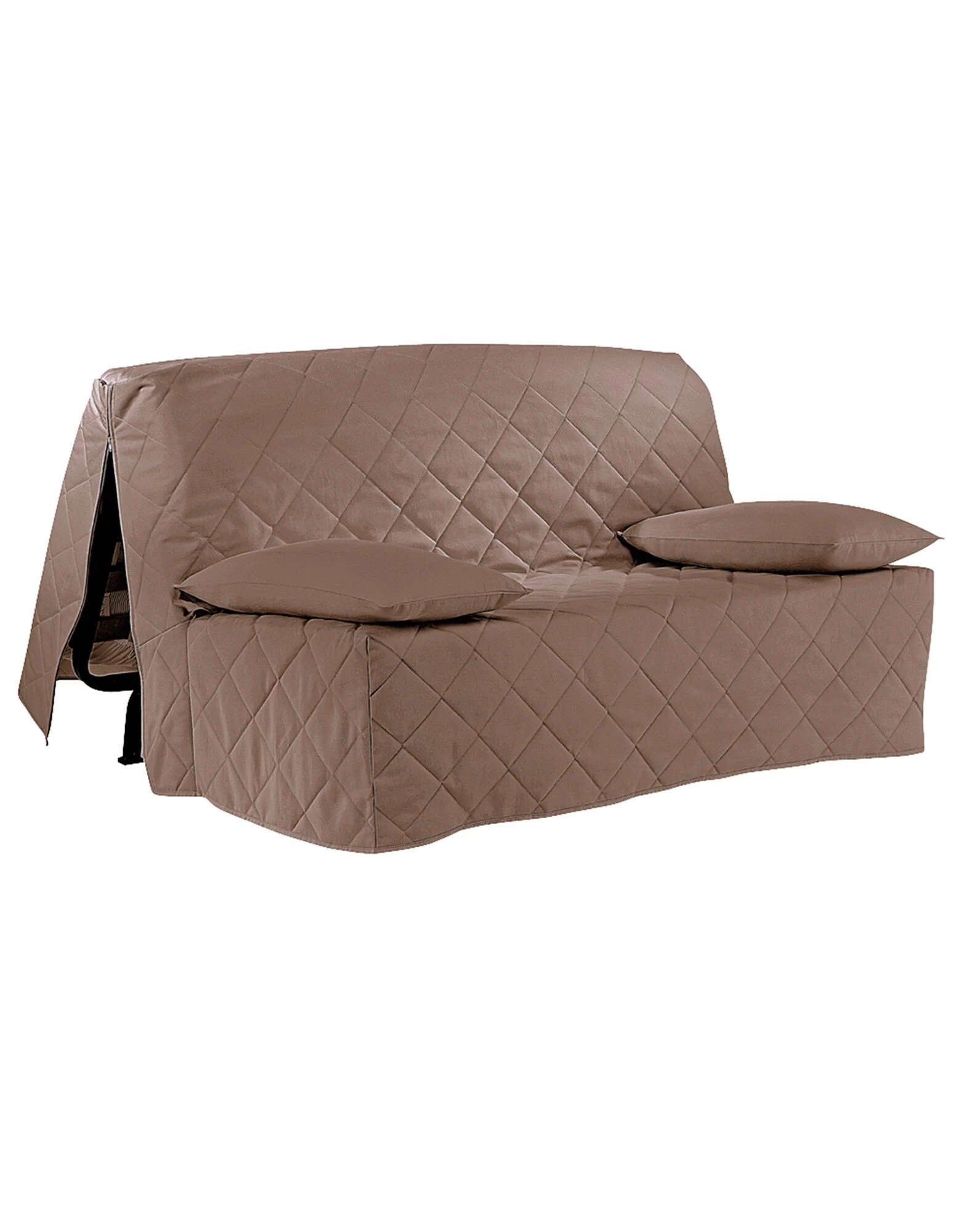 Housse Canapé BZ Coton Bachette Uni Matelassé 1 Housse Canapé BZ Coton Bachette Uni Matelassé