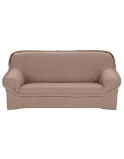 Housse Bachette Matelassée Coton Uni Fauteuils Canapés Accoudoirs