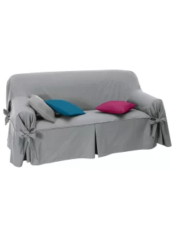 Housse Bachette Coton Uni Nouettes Fauteuil Canapés