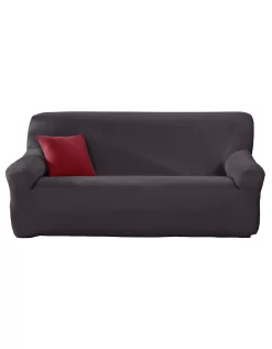 Housse Extensible Unie Canapé Fauteuil Accoudoirs