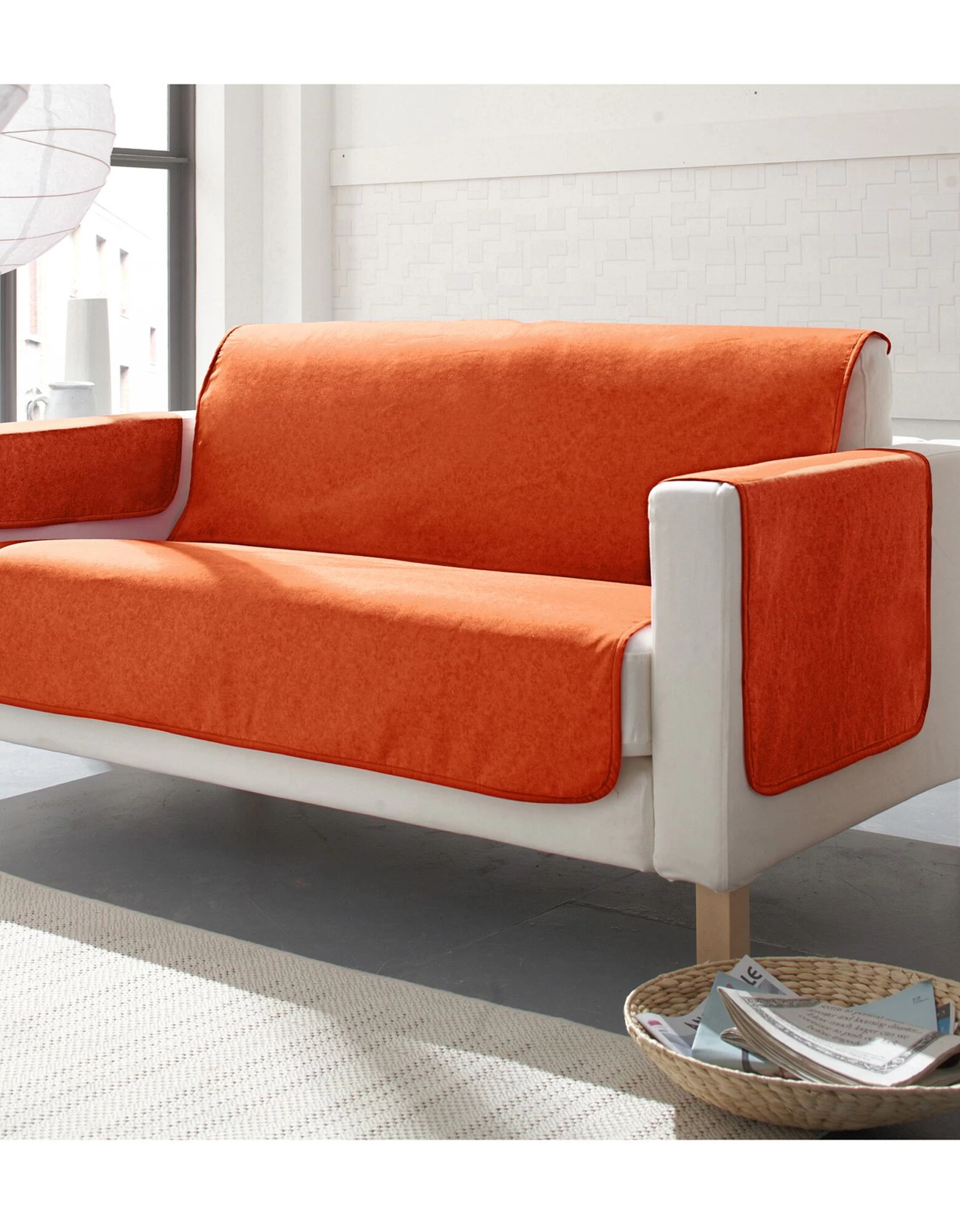 Protège-salon Faux-uni Antiglisse 1 Protège-salon Faux-uni Antiglisse