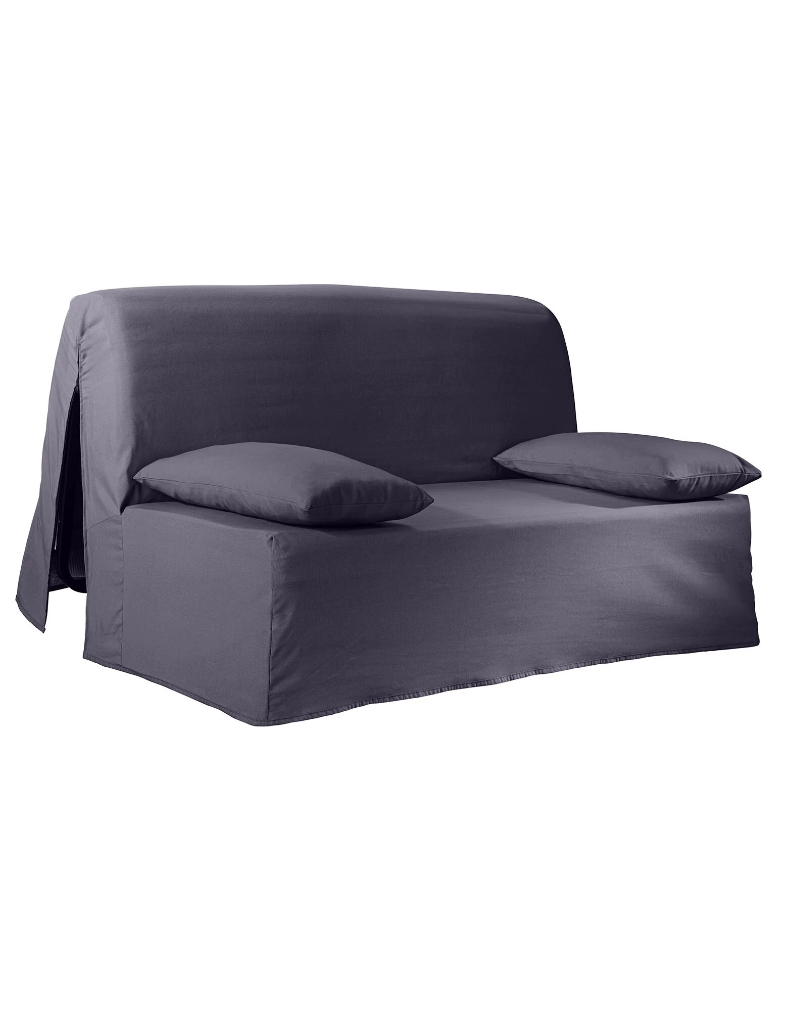 Housse Canapé BZ Bachette Coton Uni 1 Housse Canapé BZ Bachette Coton Uni
