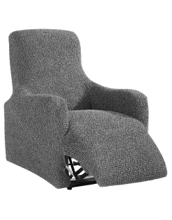 Housse Bi-extensible Imprimée Gaufrée Pour Fauteuil Relax