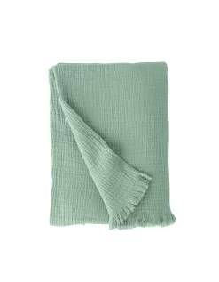 Jeté Double Gaze De Coton