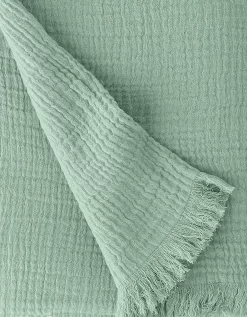 Jeté Double Gaze De Coton -Valeurs des doublures de lit. 324326 C03 zoomx vue3