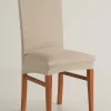 Housse De Chaise Extensible Jacquard Chiné