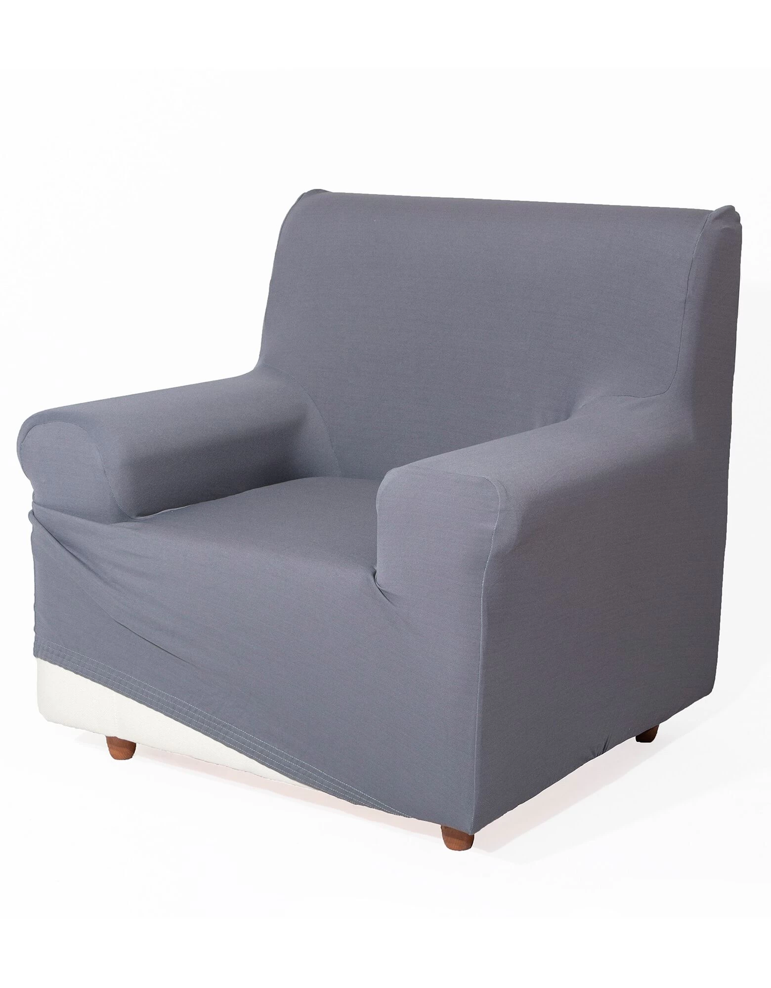 Housse Unie Fauteuil Canapé Bi-extensible 1 Housse Unie Fauteuil Canapé Bi-extensible