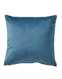 Housse Coussin En Velours Uni - Lot De 2