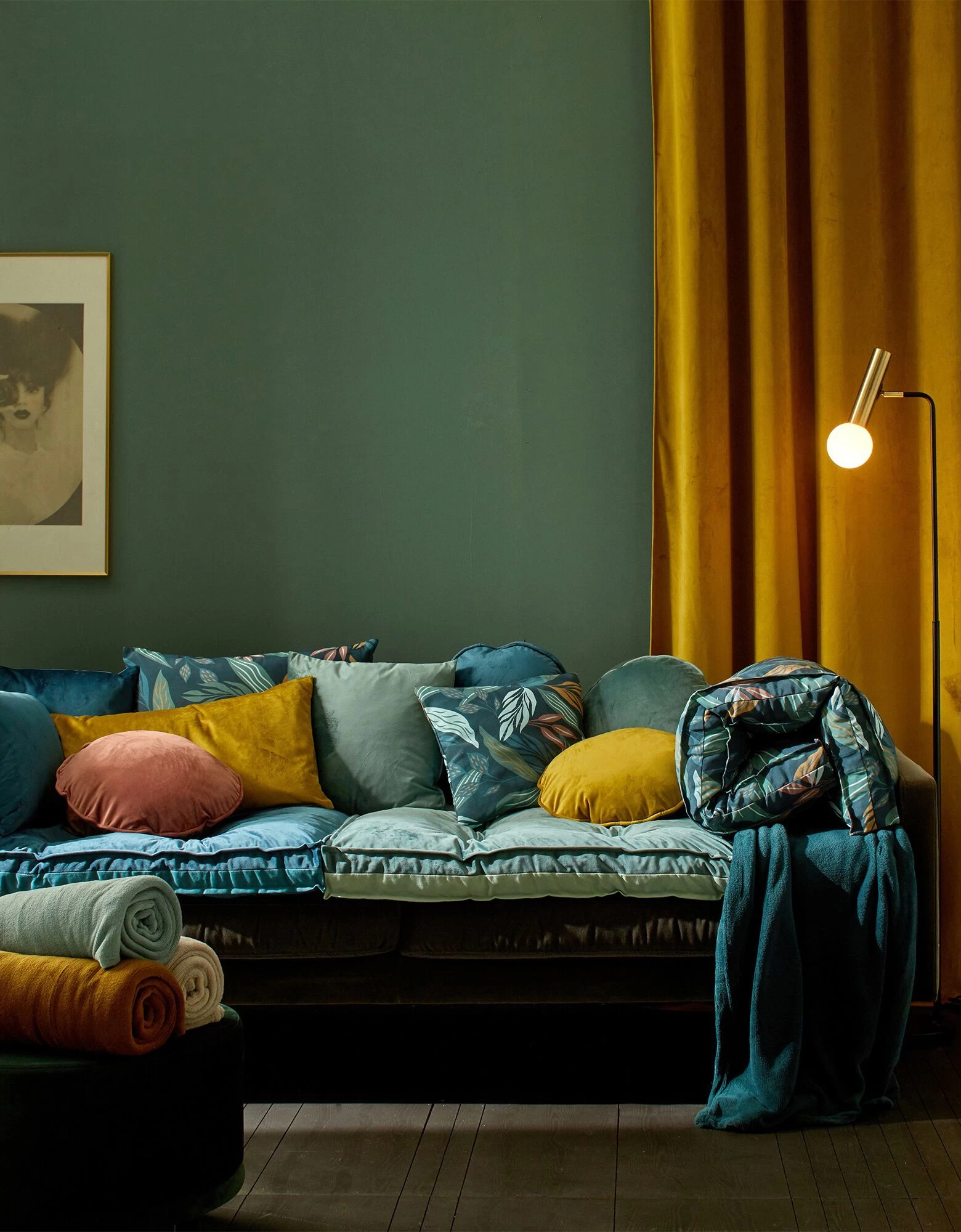 Housse Coussin En Velours Uni - Lot De 2 2 Housse Coussin En Velours Uni - Lot De 2 – Image 2