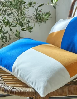 Housse De Coussin Colorblock, Collection Ninole - Lot De 2 -Valeurs des doublures de lit. 327401 C01 zoomx vue3
