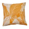 Housse De Coussin Carrée Imprimé Feuillage - Lot De 2