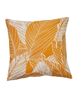 Housse De Coussin Carrée Imprimé Feuillage - Lot De 2