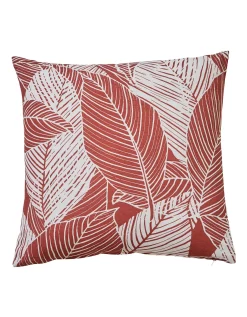 Housse De Coussin Carrée Imprimé Feuillage - Lot De 2