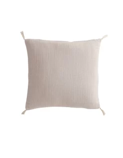 Housse De Coussin Double Gaze De Coton - Lot De 2