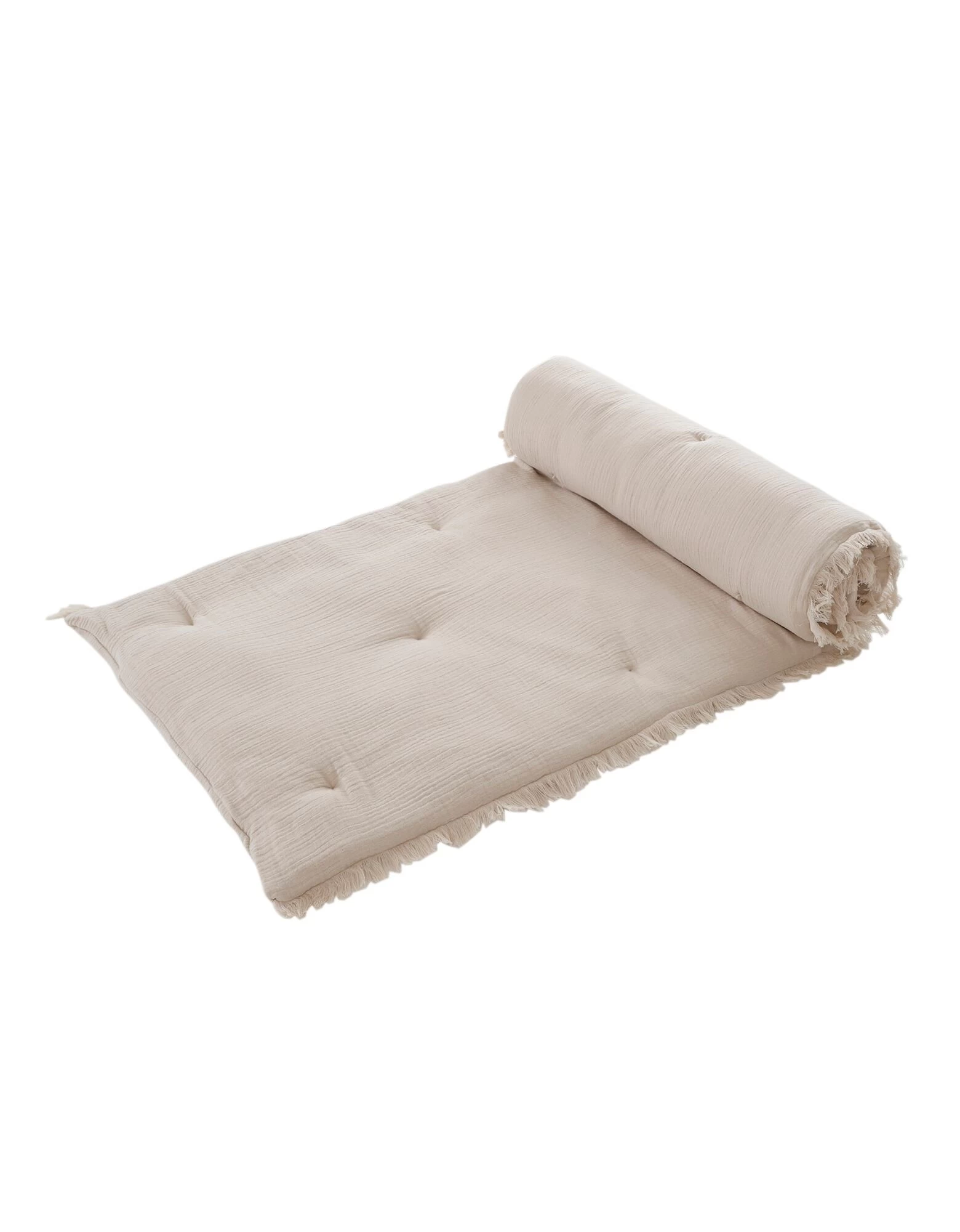 Long Coussin De Canapé Double Gaze De Coton 1 Long Coussin De Canapé Double Gaze De Coton