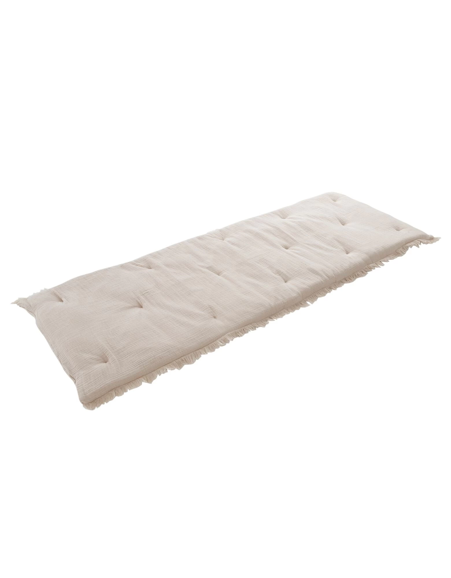 Long Coussin De Canapé Double Gaze De Coton 2 Long Coussin De Canapé Double Gaze De Coton – Image 2