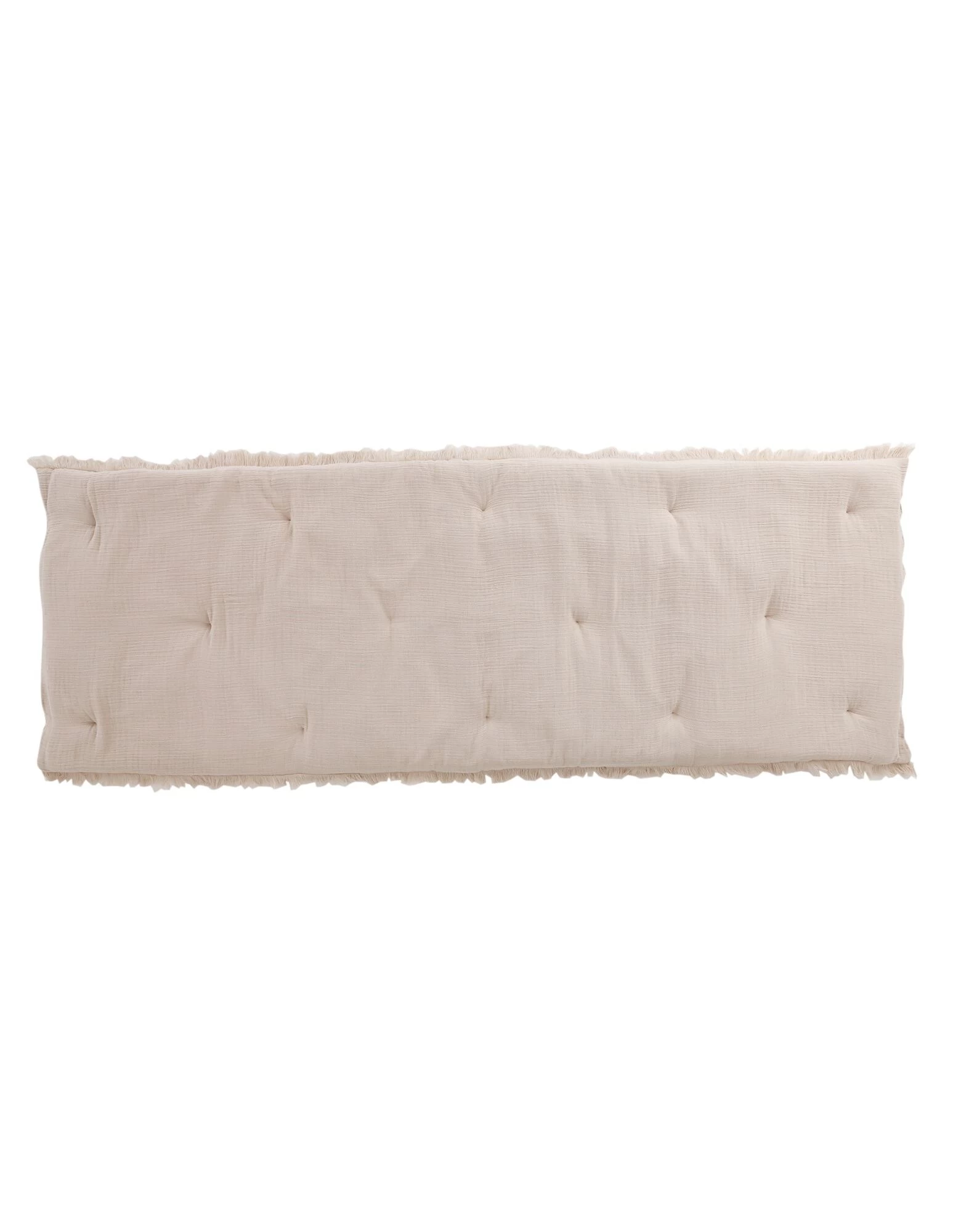 Long Coussin De Canapé Double Gaze De Coton 3 Long Coussin De Canapé Double Gaze De Coton – Image 3