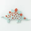 Coussin Garni Enfant Dinosaure "stégosaure"