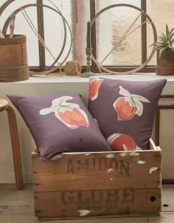 Housse De Coussin, Collection "Odette Lepeltier" - Lot De 2 -Valeurs des doublures de lit. 327498 C01 zoomx vue3