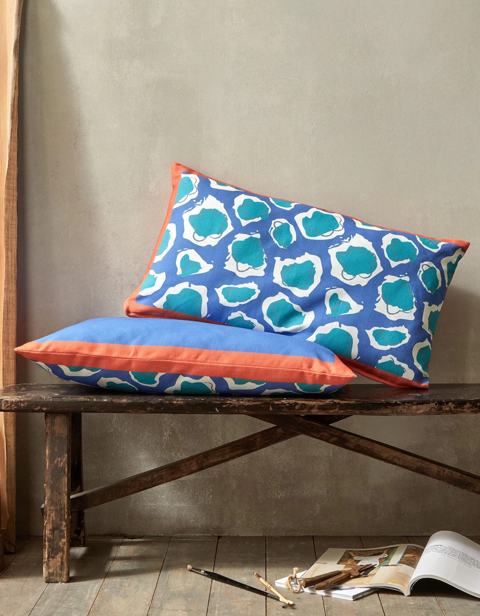 Housse De Coussin, Collection "Odette Lepeltier" - Lot De 2 4 Housse De Coussin, Collection "Odette Lepeltier" - Lot De 2 – Image 4