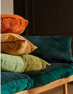 Long Coussin De Sol Velours -Valeurs des doublures de lit. 327540 C01 zoomx vue3